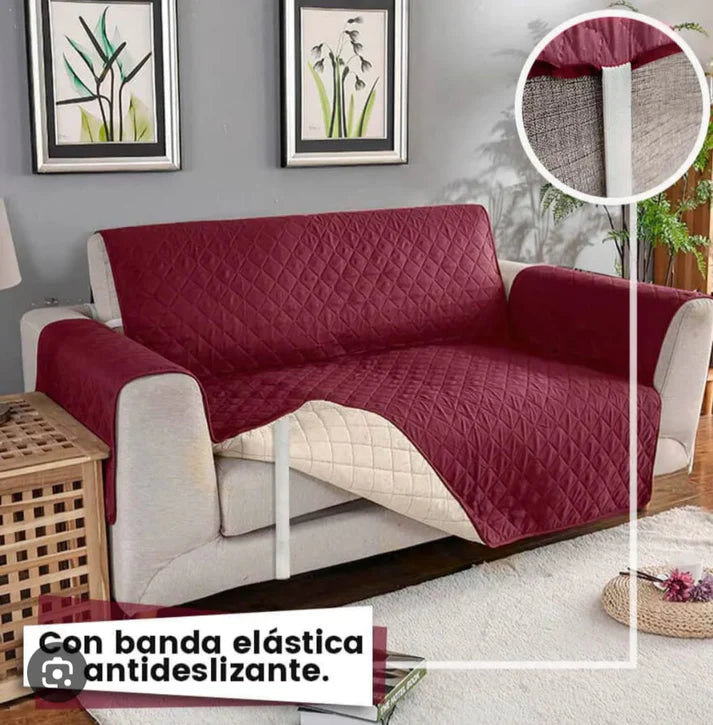 Protector para sofa doble faz 2 puestos 120cmx180cm ⭐️⭐️⭐️⭐️⭐️5/5