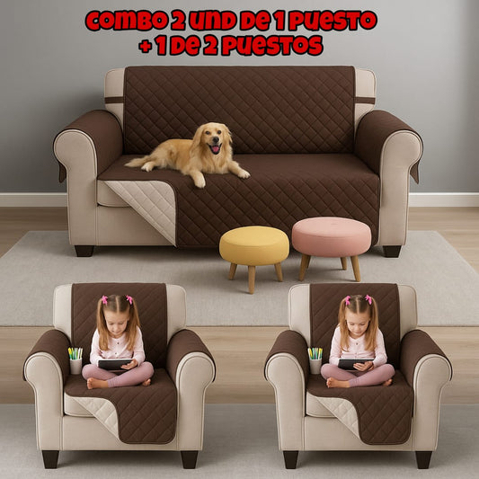 PROTECTOR PARA SOFA OFERTA ESPECIAL X3 UNIDADES (2 DE 1 PUESTO Y 1 DE 2 PUESTOS)⭐️⭐️⭐️⭐️⭐️5/5