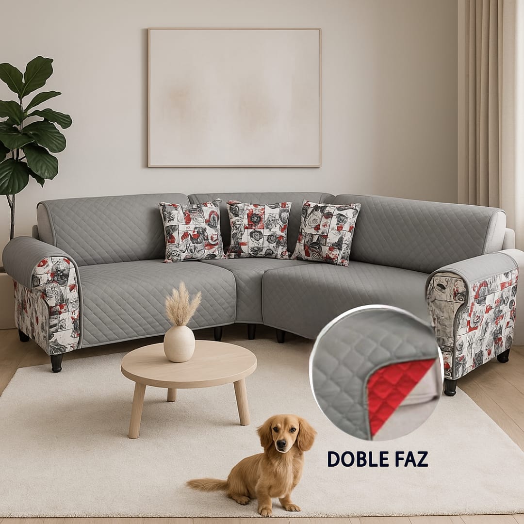 PROTECTORES DE SOFAS SALA L 3 SOFAS ⭐️⭐️⭐️⭐️⭐️5/5