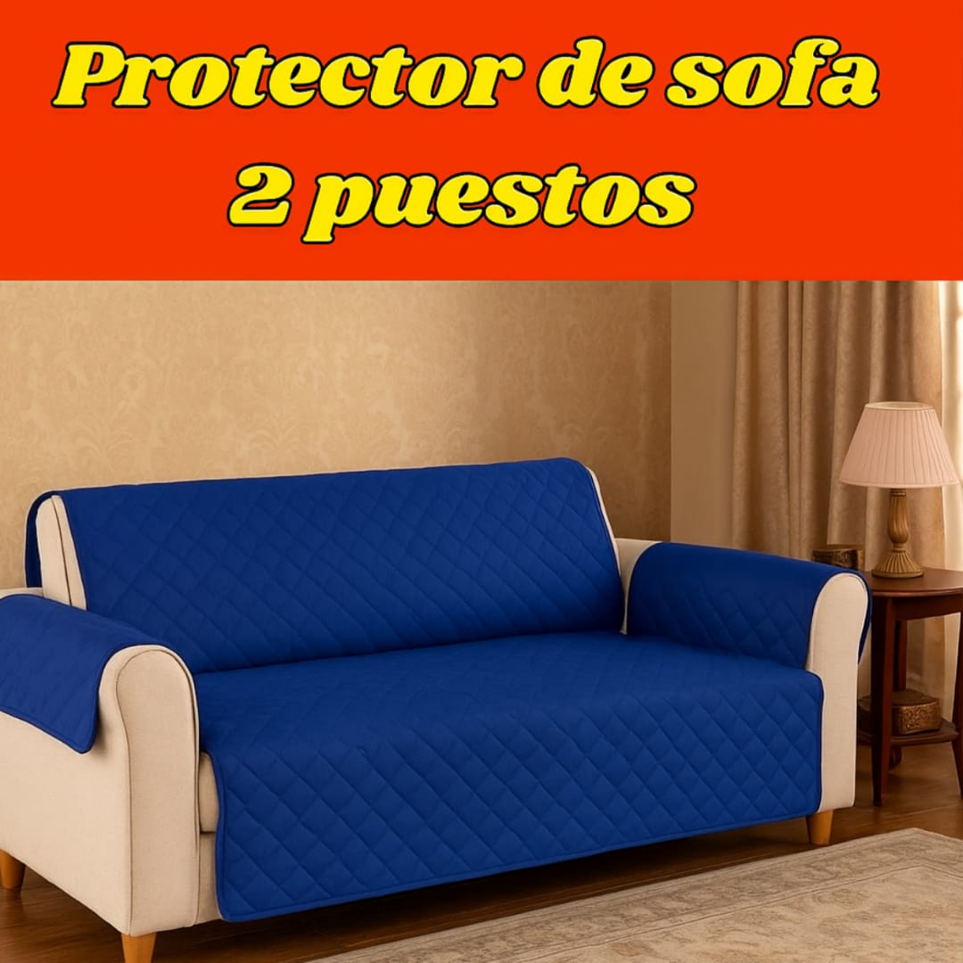 Protector para sofa doble faz 2 puestos 120cmx180cm ⭐️⭐️⭐️⭐️⭐️5/5