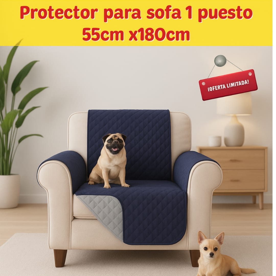 Protector para sofa 1 puesto⭐️⭐️⭐️⭐️⭐️5/5