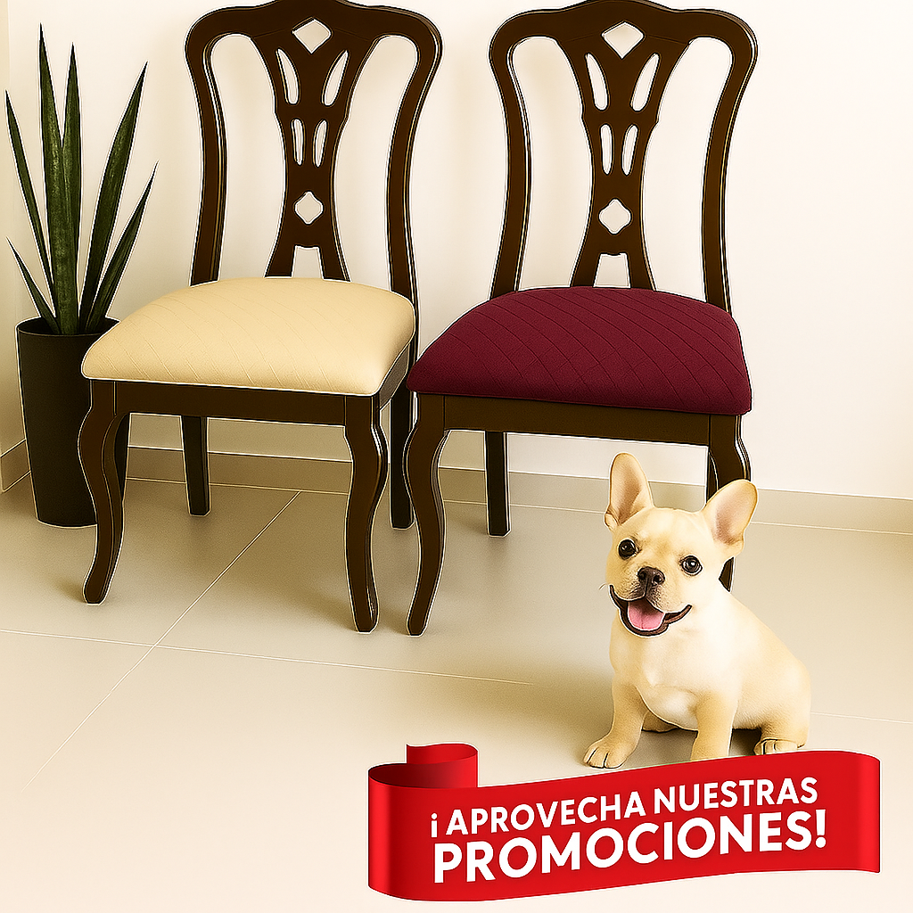 PROTECTOR PARA SILLAS DE COMEDOR 50X50 ⭐️⭐️⭐️⭐️⭐️5/5