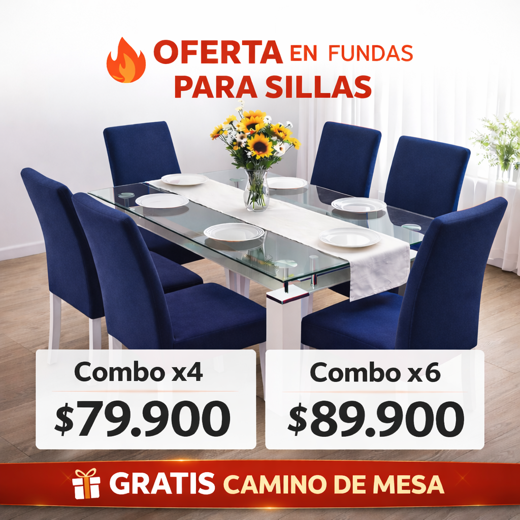 OFERTA EN FUNDAS ELÁSTICAS GRATIS CAMINO DE MESA ⭐️⭐️⭐️⭐️⭐️5/5