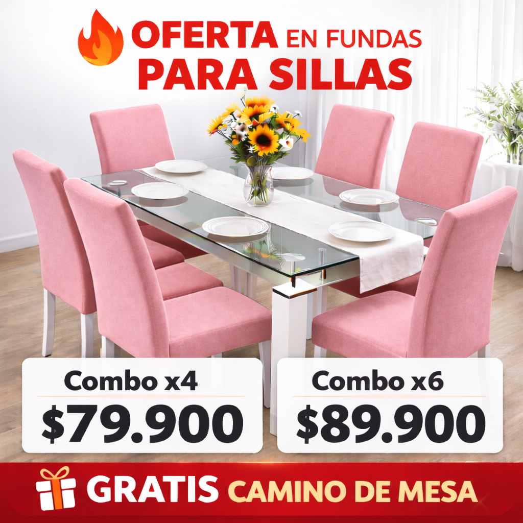 OFERTA EN FUNDAS ELÁSTICAS GRATIS CAMINO DE MESA ⭐️⭐️⭐️⭐️⭐️5/5