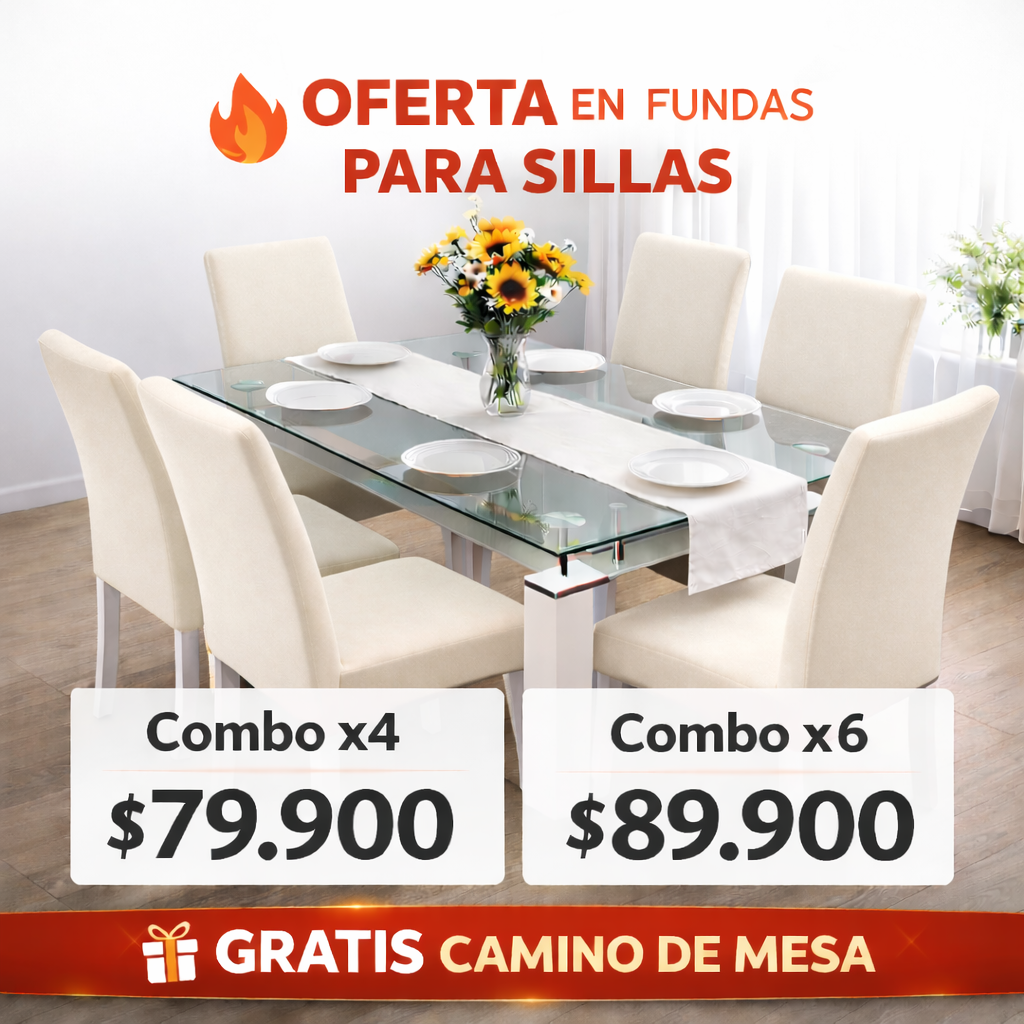 OFERTA EN FUNDAS ELÁSTICAS GRATIS CAMINO DE MESA ⭐️⭐️⭐️⭐️⭐️5/5