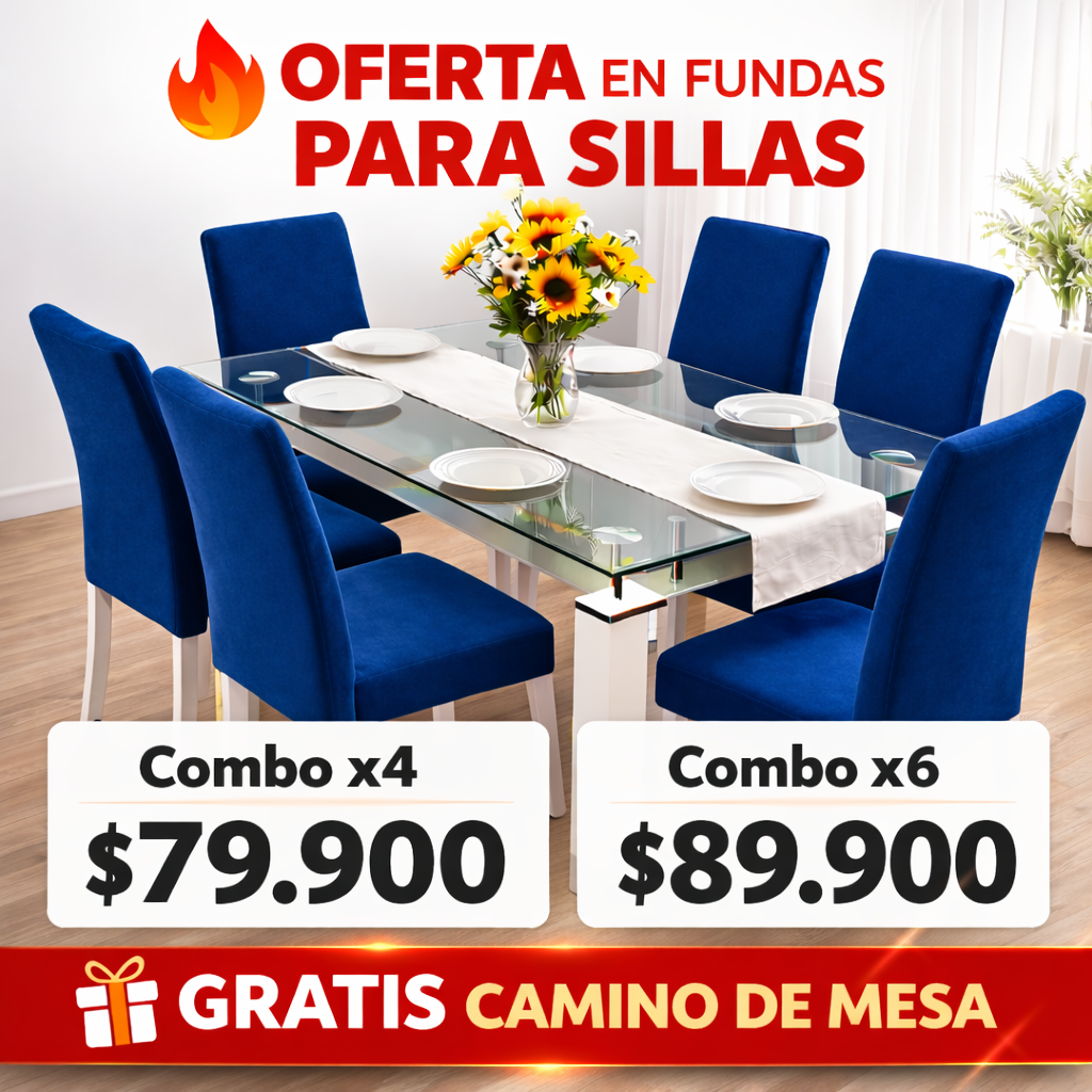 OFERTA EN FUNDAS ELÁSTICAS GRATIS CAMINO DE MESA ⭐️⭐️⭐️⭐️⭐️5/5