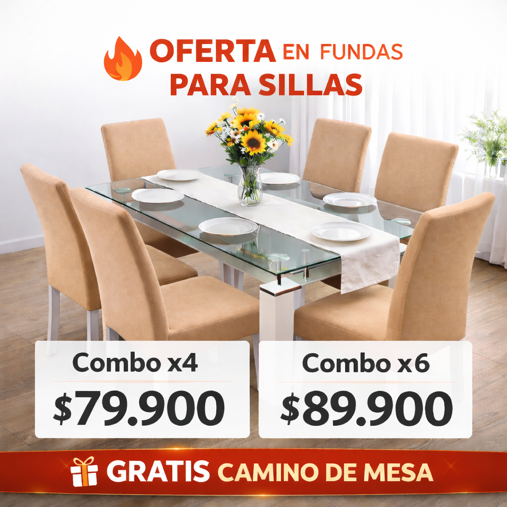 OFERTA EN FUNDAS ELÁSTICAS GRATIS CAMINO DE MESA ⭐️⭐️⭐️⭐️⭐️5/5