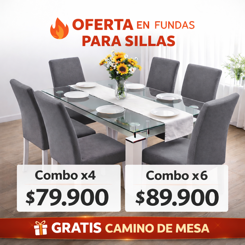 OFERTA EN FUNDAS ELÁSTICAS GRATIS CAMINO DE MESA ⭐️⭐️⭐️⭐️⭐️5/5