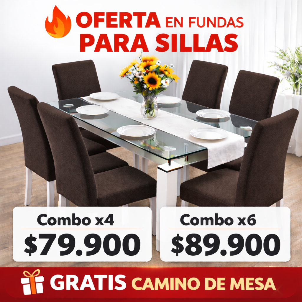 OFERTA EN FUNDAS ELÁSTICAS GRATIS CAMINO DE MESA ⭐️⭐️⭐️⭐️⭐️5/5