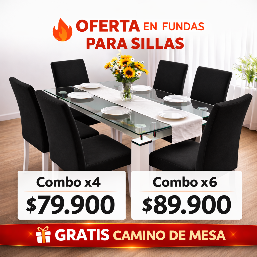 OFERTA EN FUNDAS ELÁSTICAS GRATIS CAMINO DE MESA ⭐️⭐️⭐️⭐️⭐️5/5